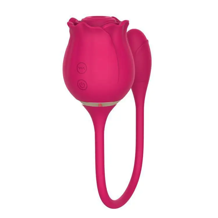 Hot Sale Waterproof 10 Frequency Vibration S Shape Rose Vibrator Anal Clitoris Vibrator For Female Masturbation
