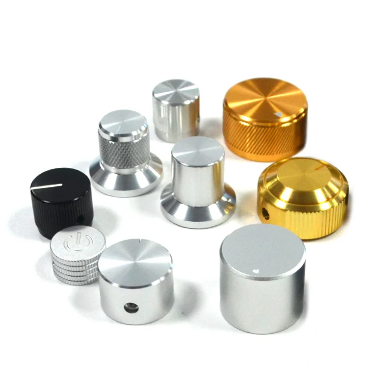 Factory Custom Aluminum Rotary Encoder Volume Switch Knobs Amplifier Control Volume Button Knob
