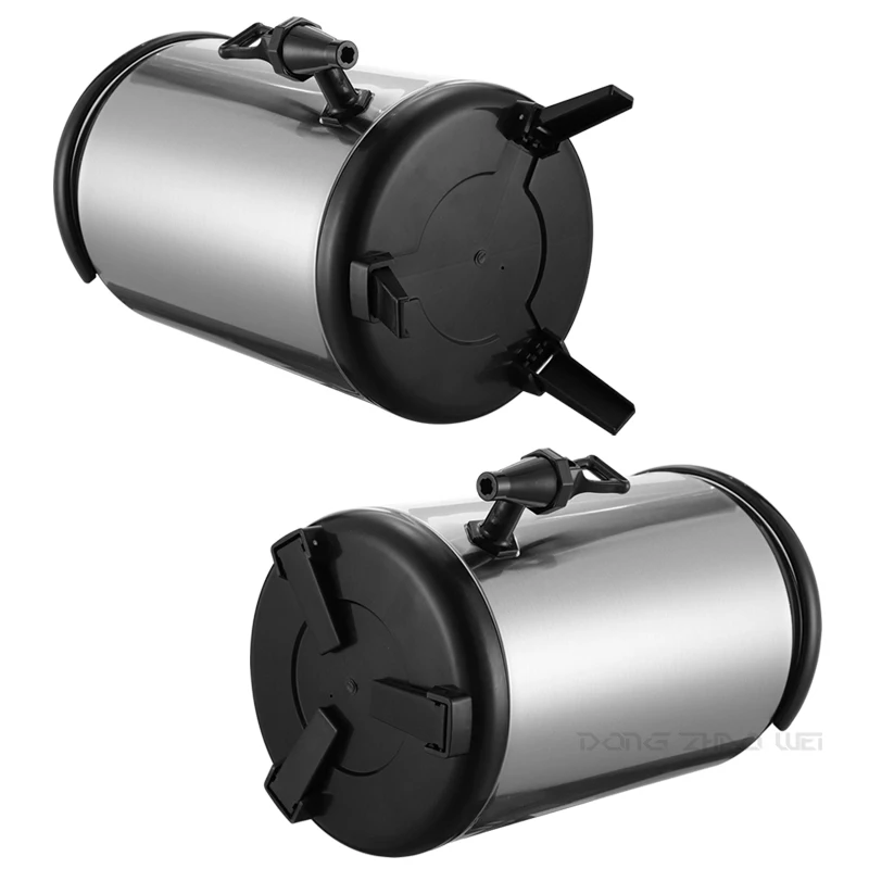 Factory direct Commercial Restaurant Barrel Bucket Faucet Milk Tea Shop Stainless Steel Equipment Buckets Warmer Dispenser