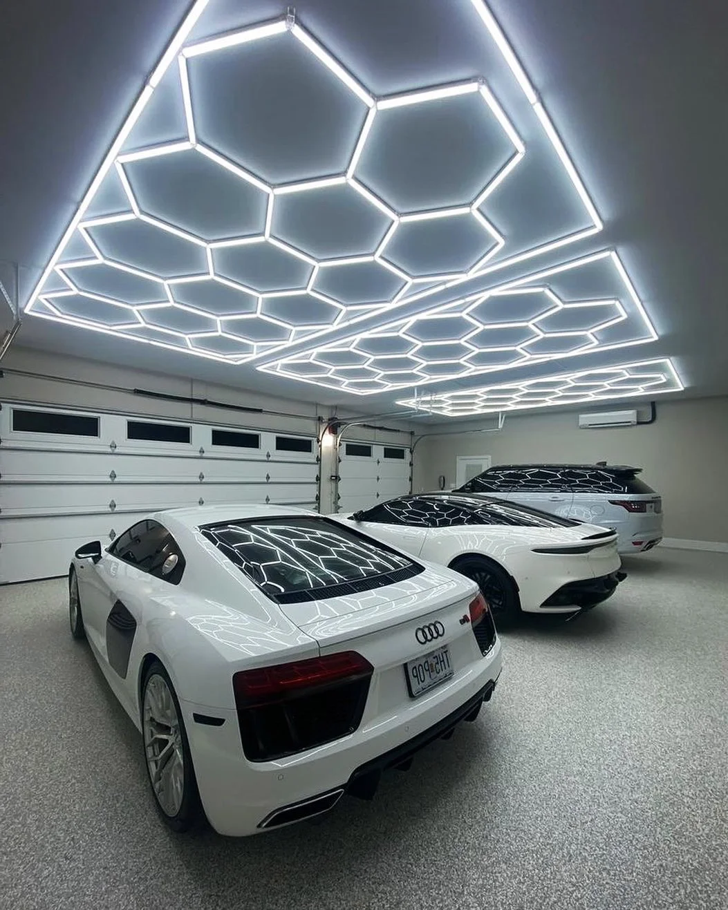 Хит продаж алюминиевый Автомобильный светодиодный шестигранный светильник для мастерской потолочное освещение