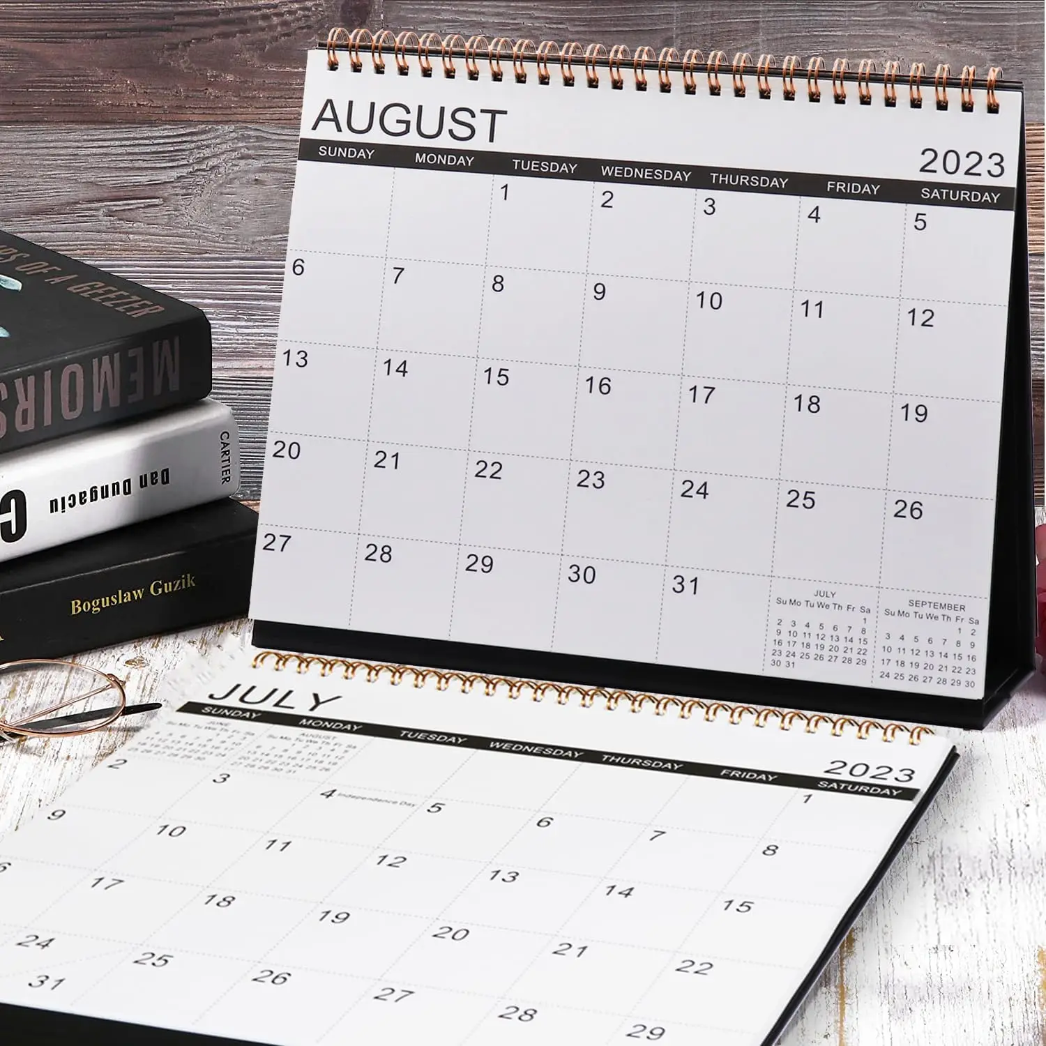 Custom Hot sale cheap price OEM design wholesale custom 365 desk mini calendar printing 2025