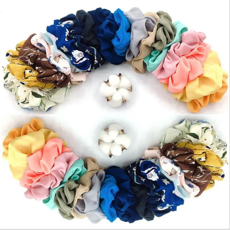 
Bestseller cheap 20 pack elastic velvet hair scrunchies various colors ponytail holder for women hair ties 
