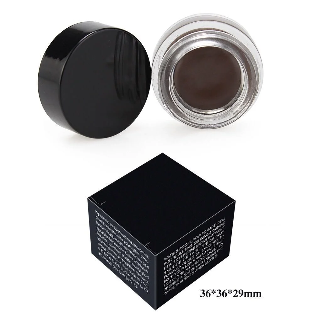 10 colors Waterproof eyebrow gel Beauty marble design  with good quality private label eyebrow