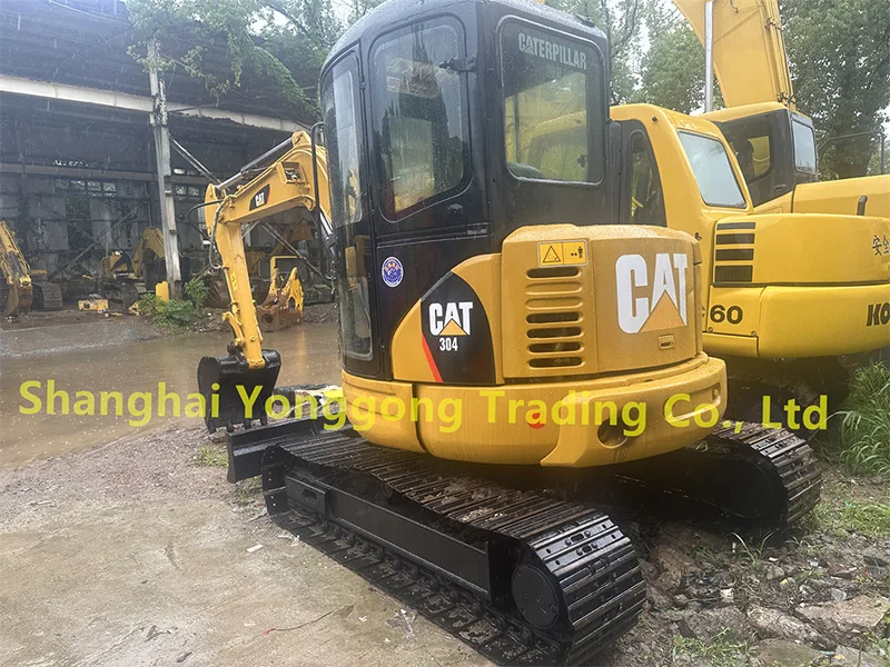 Used CAT 304 excavator hydraulic caterpillar excavadora cat 304 cr CAT mini digger crawler track with swing boom