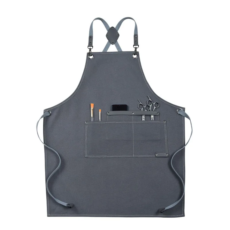 Work clothes Chinese restaurant same apron set logo Barista Florist Hairdresser Hairstylist waterproof haircut