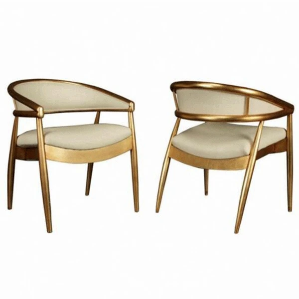 DC-626 известного бренда, роскошный дизайн, металлическая основа из черного бархата отельный обеденный стул