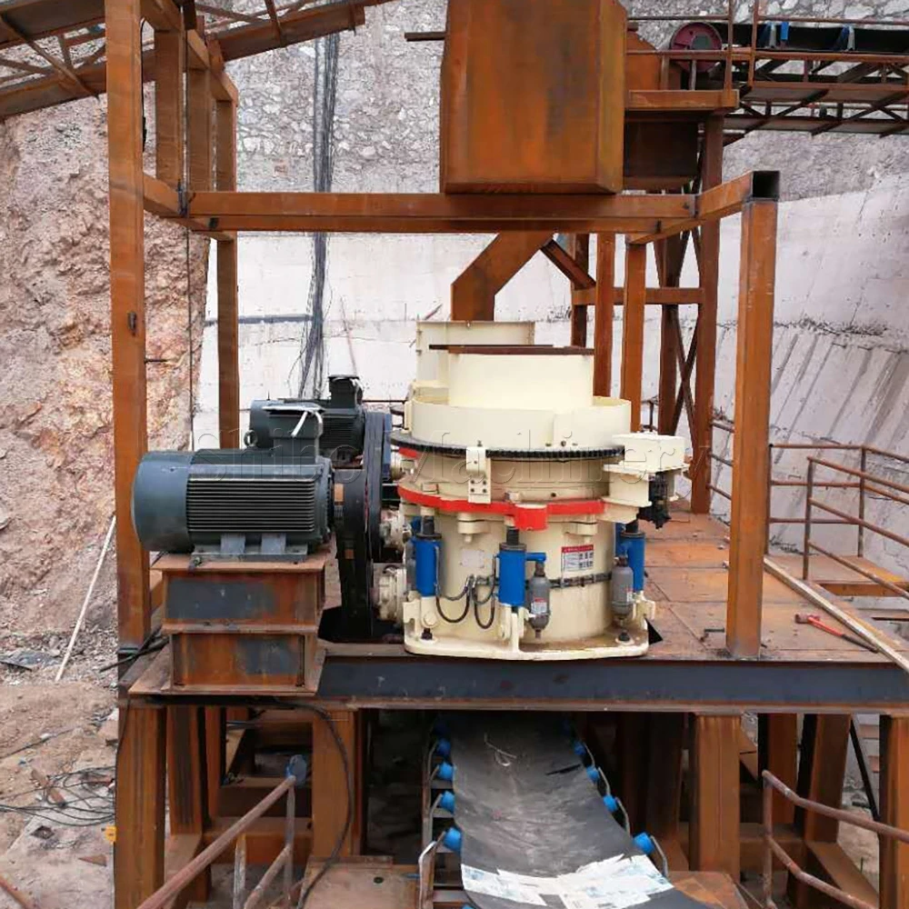 Mining equipment 120tph hp200 hydraulic cone crusher machine with manual for sale Ethiopia