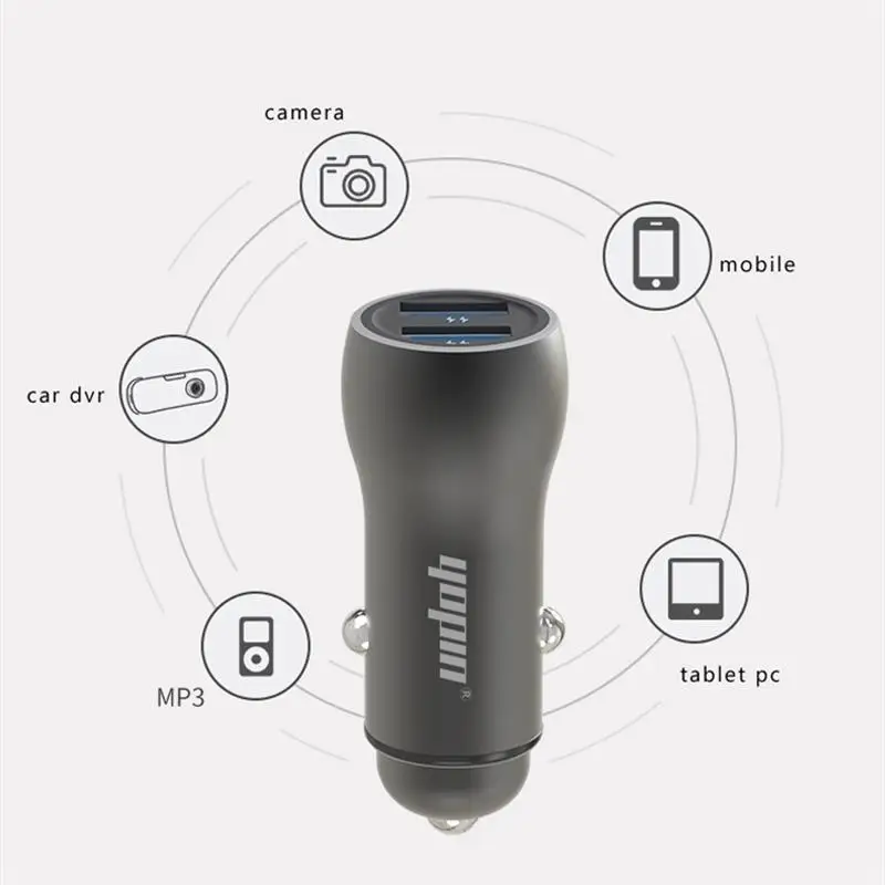 custom multi charge for smart device mobile/ tablet pc/gps/mp3/camera /gps dual usb fast car charger
