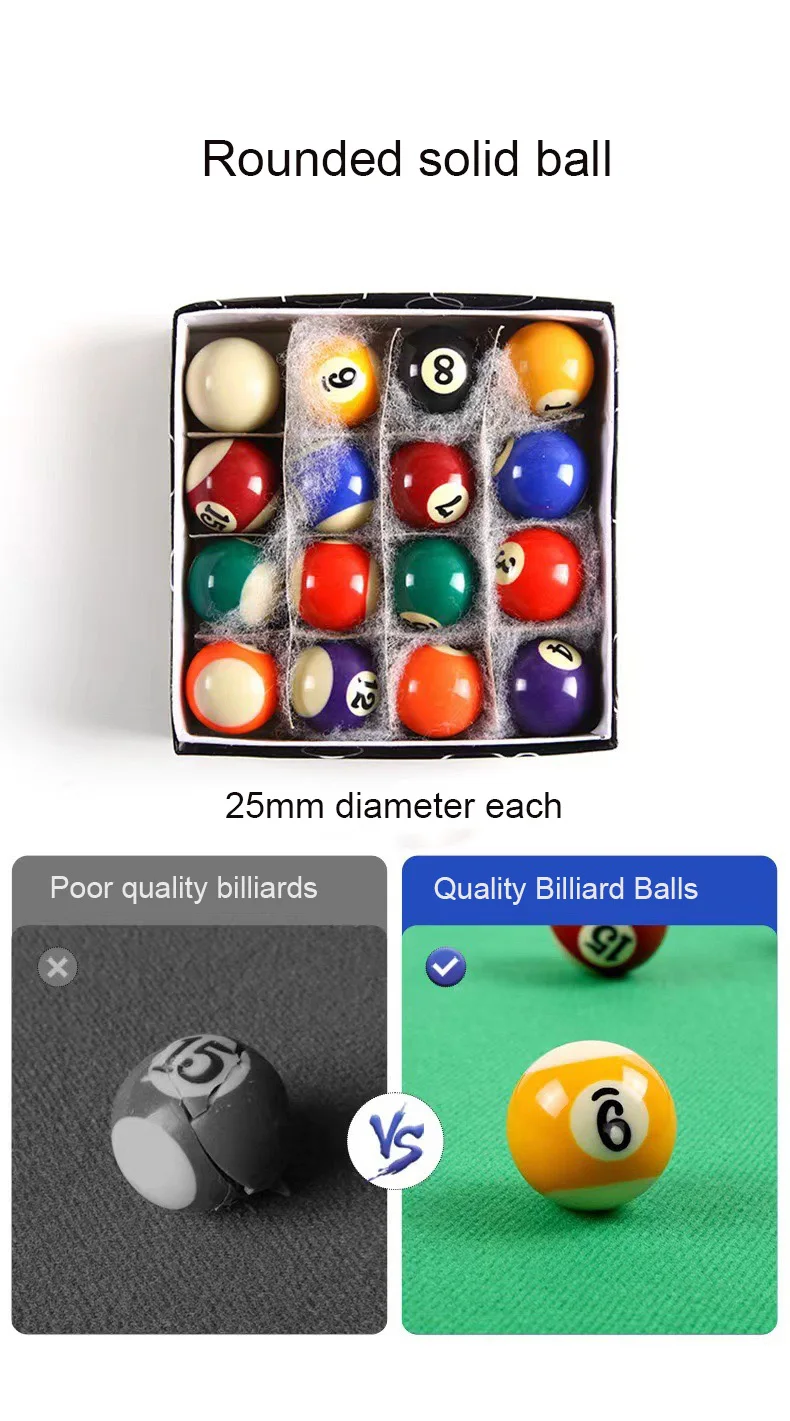 MR 2024 Most Popular Mini High Foot Billiards Table Childrenjacket Indoor Ball Tablpantme Boys Snooker Play Pool Game Solid Wood