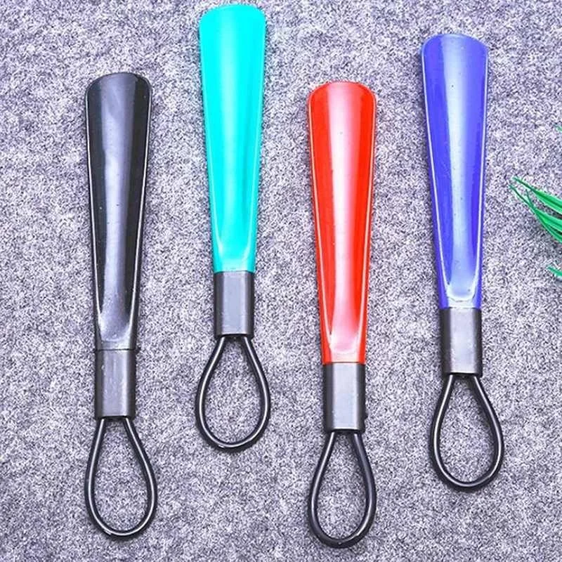 Professional Horn Shoehorn Shoe Spoon Artifact Plastic Pregnant Women the Aged Lifter Aid Slip