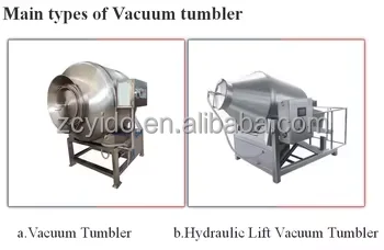 Industrial High output 3000kg/time Poultry Tumbler Machine Chicken hydraulic heating or cooling Vacuum meat Tumbler For Sale