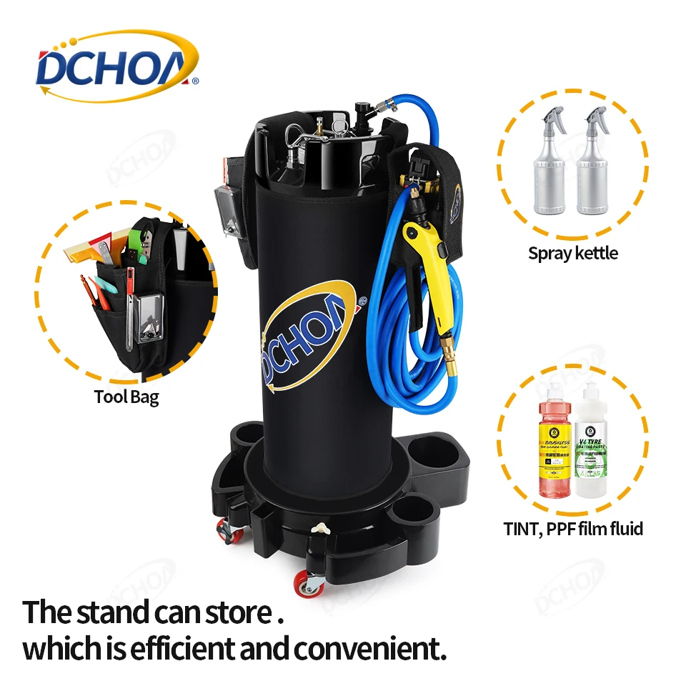 DCHOA 9.5L Customize Electric Water Tank Window Tint Keg Sprayer Water Pump