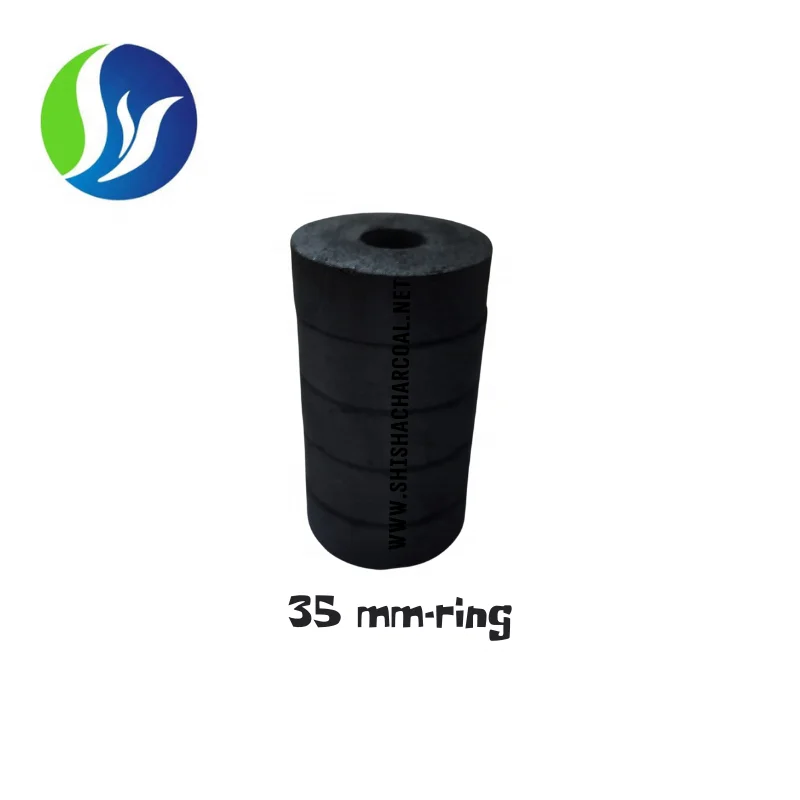 Hookah Charcoal Support Custom Design High Quality 35mm ring Round Charcoal with a hole