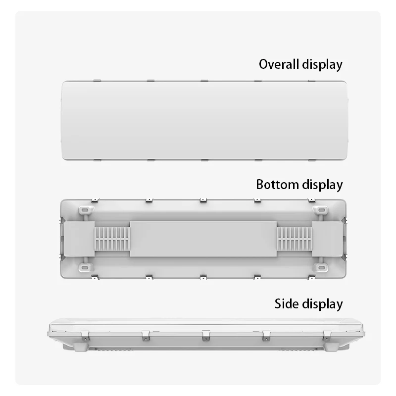 Anti cprrosion DIP Switch Stainless steel surface 120-347V 4FT IK10 120-347V EMERG Ip66 Vapor tight led high bay