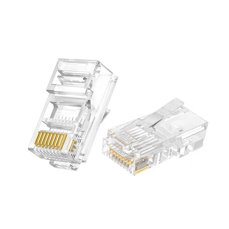China Factory RJ45 Conector Price 8P8C Crystal Head CAT5 CAT6 Cable Connector