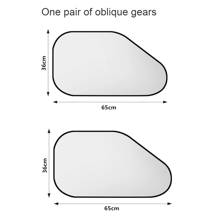 Car Sunshade Front and Rear Windshield Window Sunscreen Heat Insulation Silver 6 in 1Umbrella of Summer Car Accessories Products