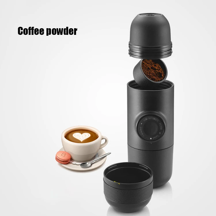 Оптовая продажа, дорожная портативная Кофеварка мини-эспрессо с руководством