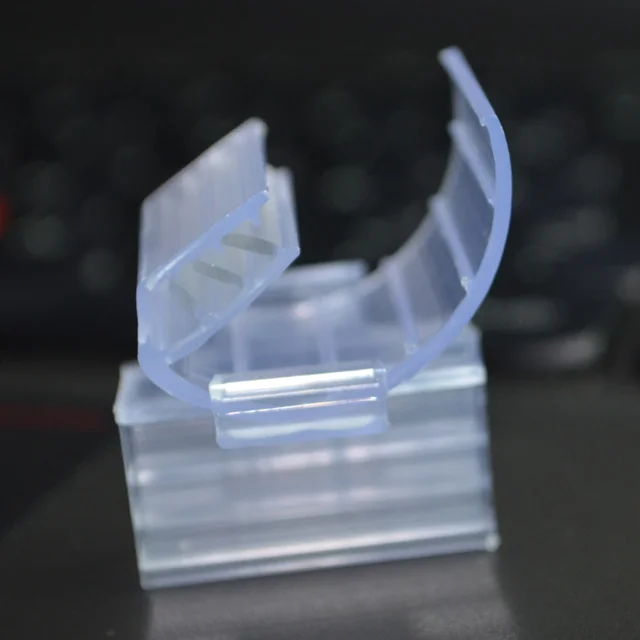 Supermarket plastic shelf edge label holder price  promotion display label holder for supermarket shelf