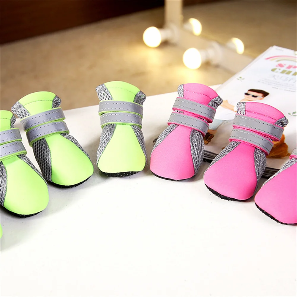 Pet Dog waterproof Shoes Dog Snow Windproof Rain Boots for Medium Large Dogs with Adjustable Anti-Slip Sole