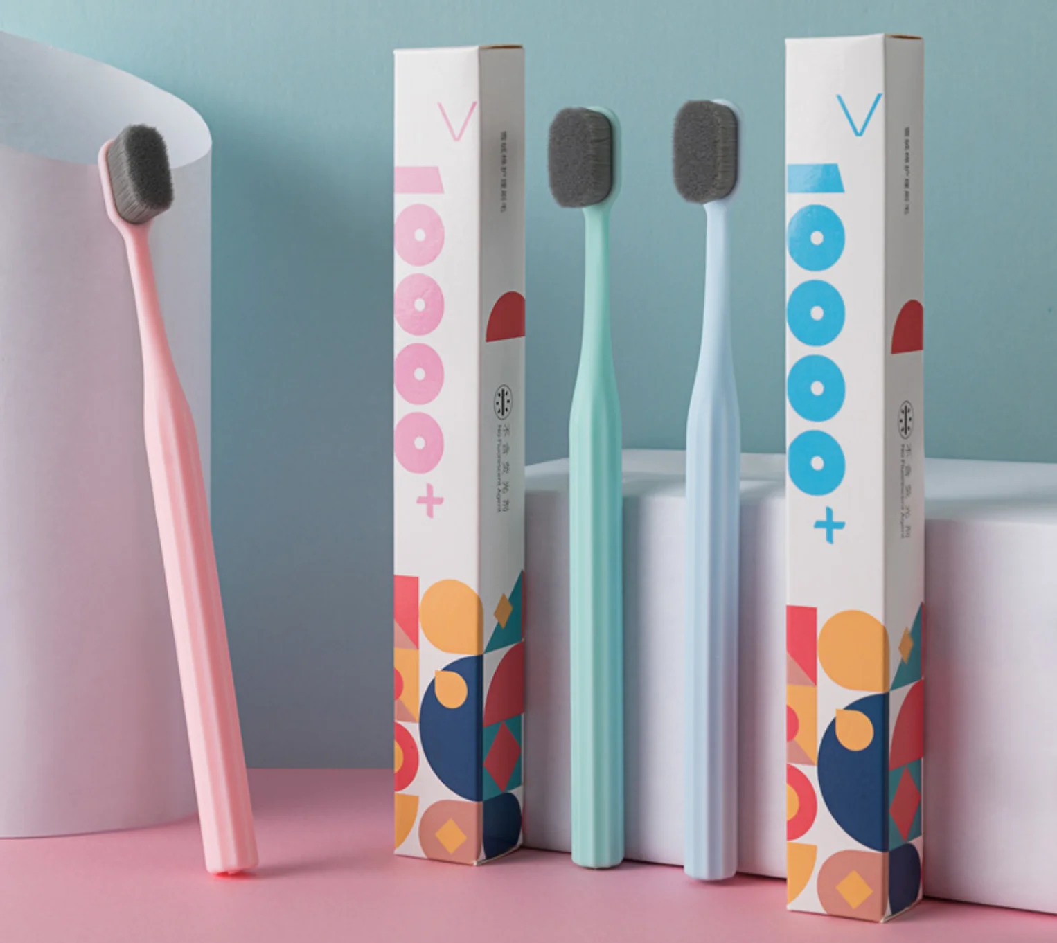 ISO Qualified Supplier for Denture Toothbrush Logo Print Available 10000 Bristle Teavel Toothbrush