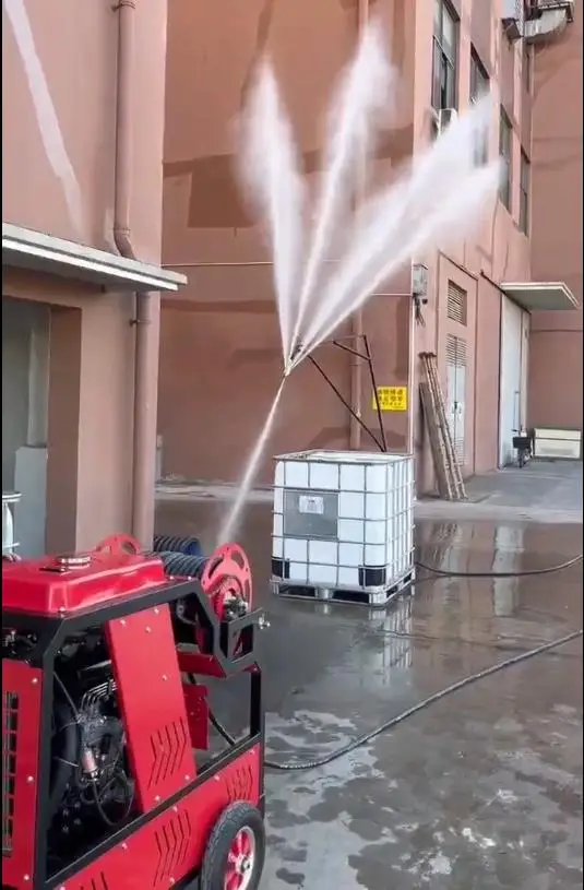 Diesel 3600Psi 78HP Sewer Drain Pipeline Dredging Cleaning Pump High Pressure Water Jet Cleaning Machine Sewer Drain Cleaner