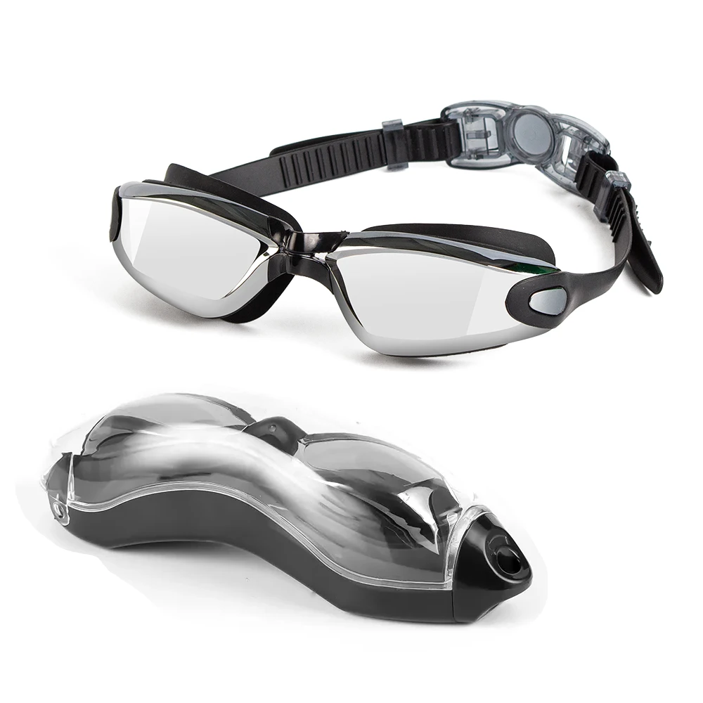 Advanced Myopia Racing Private Label Lens Anti-fog Eye Protection Competition Goggles Swimming