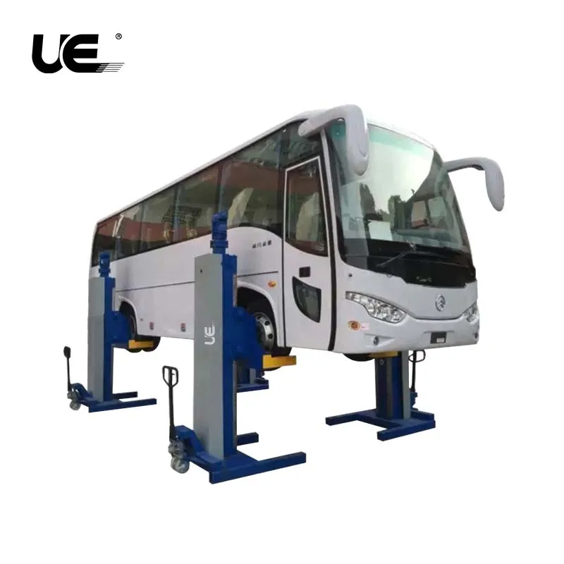  UE-QJJ20/30-4C мобильный механический четырехколонный подъемник автобуса для автомобиля мобильного грузовика/автобуса