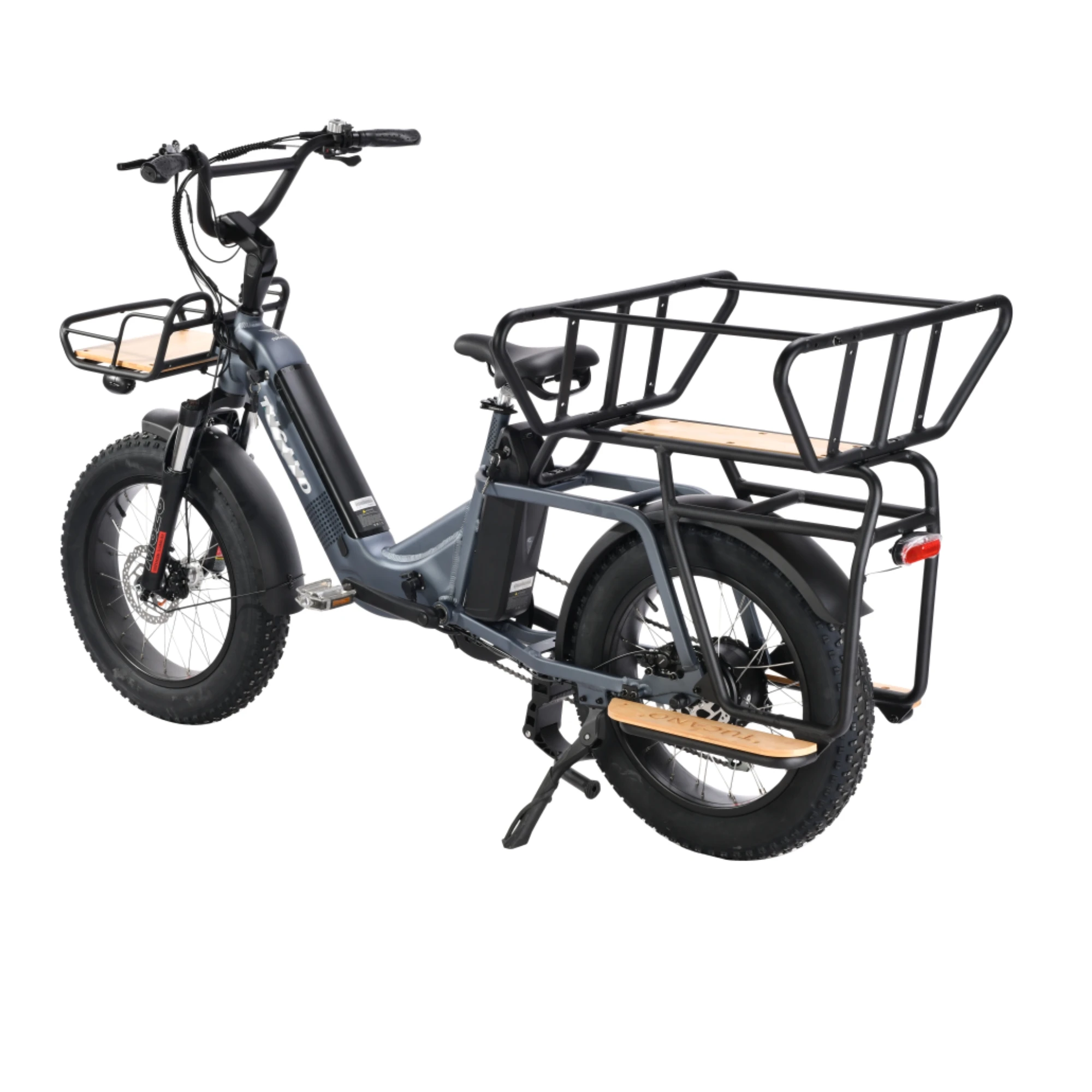Maximized Performance 20in Electric Delivery Bike Dual Battery 500W Motor Hydraulic Disc Brake