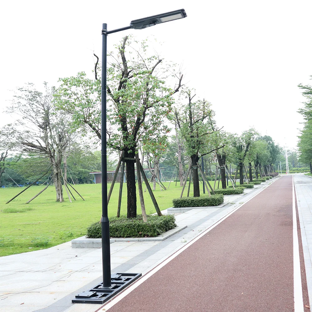 Low Price High Lumen Motion Sensor Outdoor Road Project Streetlight Lamp All In One Led Solar Street Light With Cctv Camera 4g