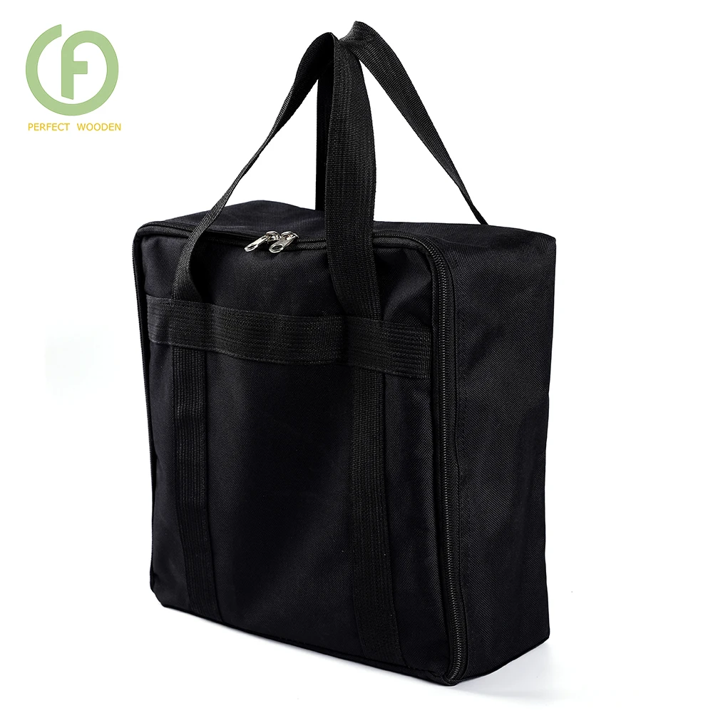 Wooden kubb game set for garden game and outdoor yard game