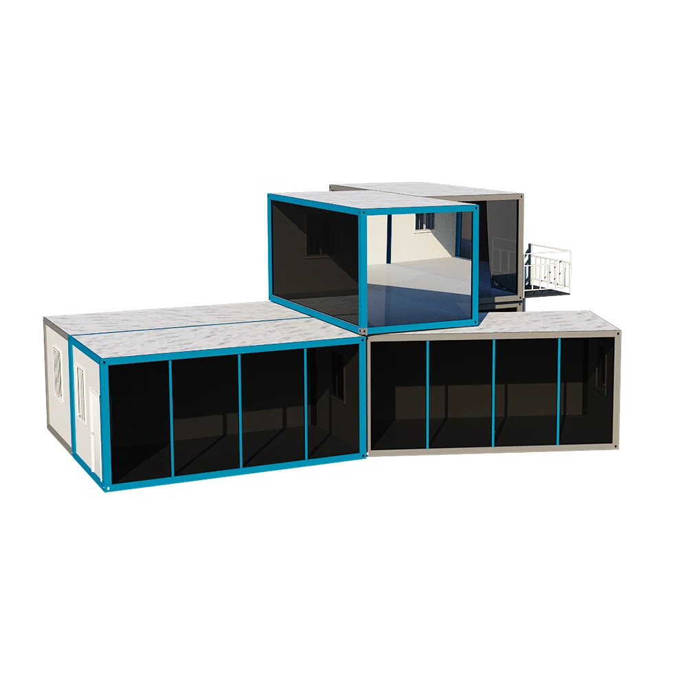 Cheap Prefab Houses Easy Assemble 2 Stories Container House Tiny Mini Smart Home