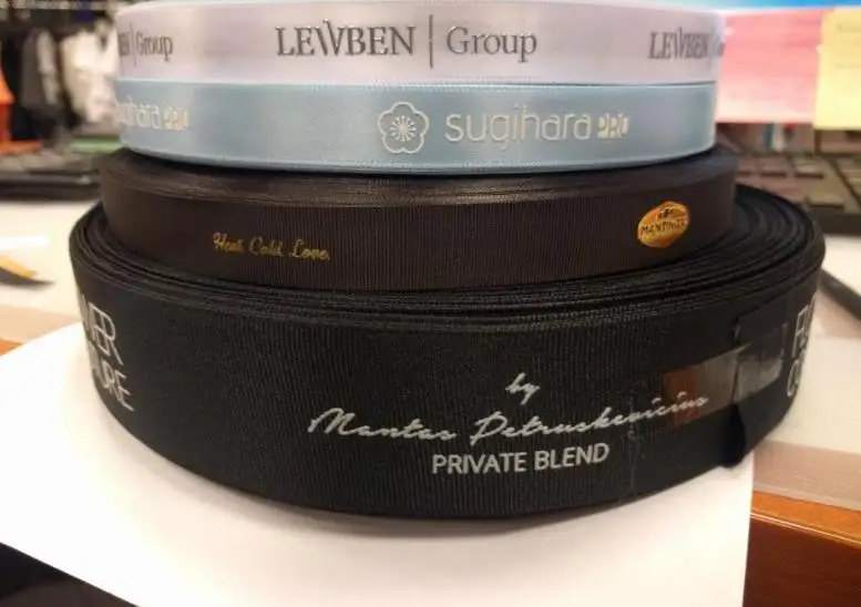 Promotional OEM Wholesale Price Custom Printed Fabric Silk Ribbon