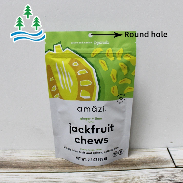 Custom Printed Plastic Food Bags for Food Stand Bag for Packaging Cashew Nut Snacks