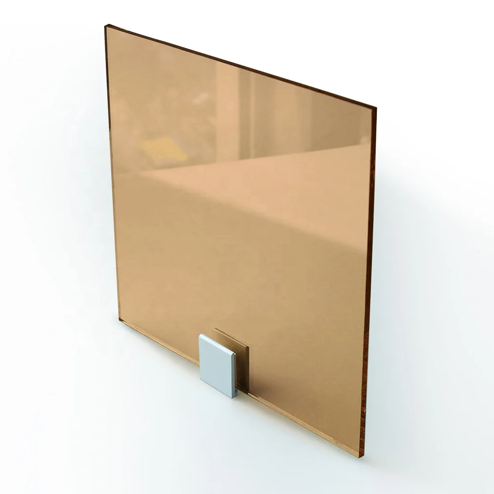 Blue Tinted Glass Sheet for Windows Tempered Sliding Door Design in Kitchen