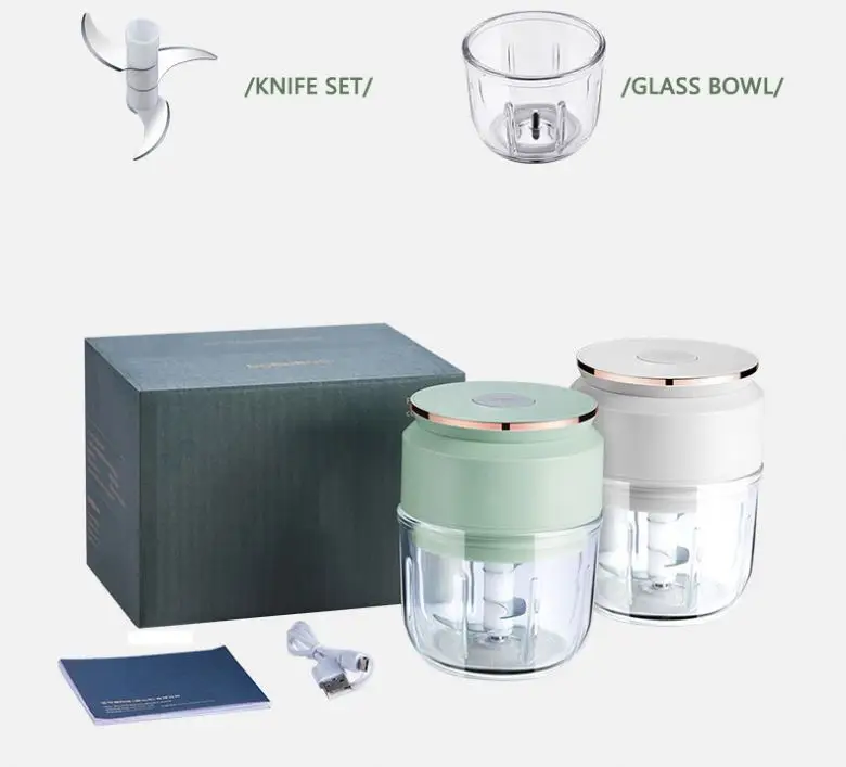 Popular cutomatic dishes pounding garlic mashed machine Household garlic Chopper