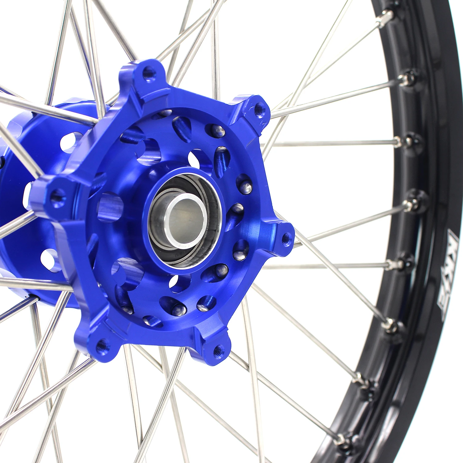 Набор колес KKE 21/19 дюйма или 21/18 подходит для YAMAHA YZ125 YZ250 1999-2021 YZ250F YZ450F 2020 синий ступичный черный