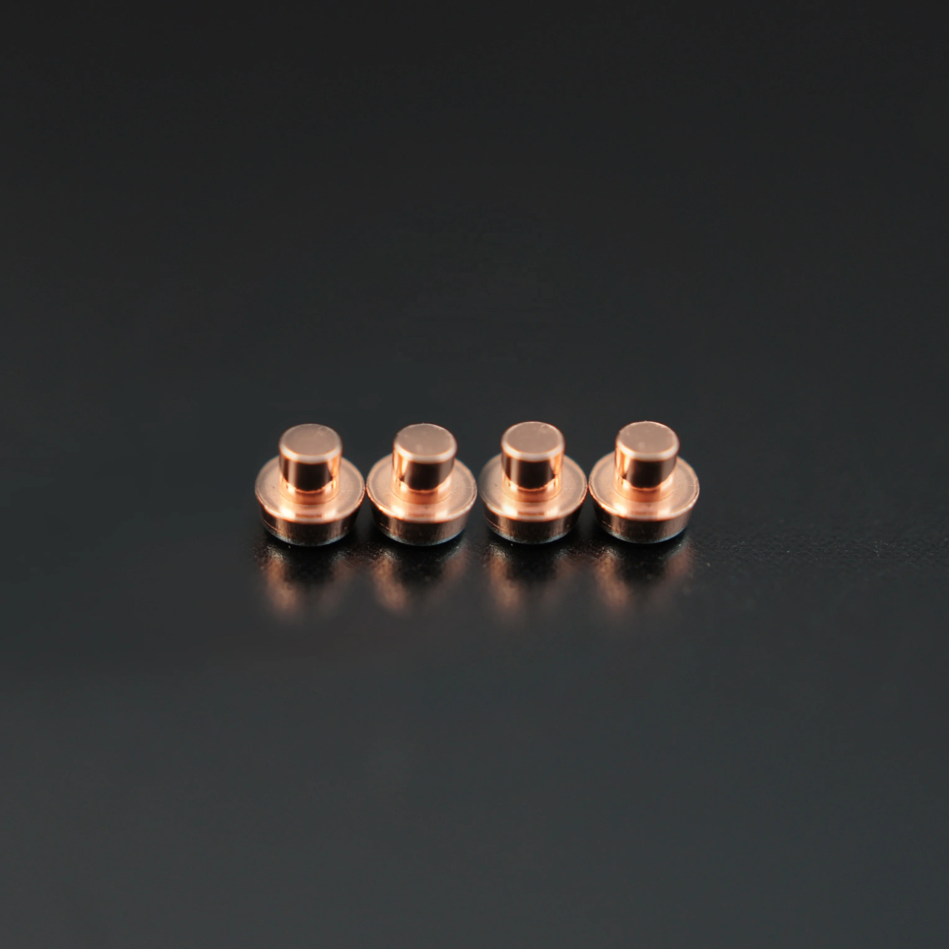 Electrical silver contact point  bimetal contact sheet for MCB MCCB Contactor AgCdO AgSnO AgNi AgZnO Ag Cu