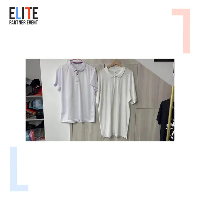 CT19 Wholesale Ladies Polyester White Black Polo T-shirts Pour Hommes Plain Polo T Shirt With Logo Custom Logo Printed