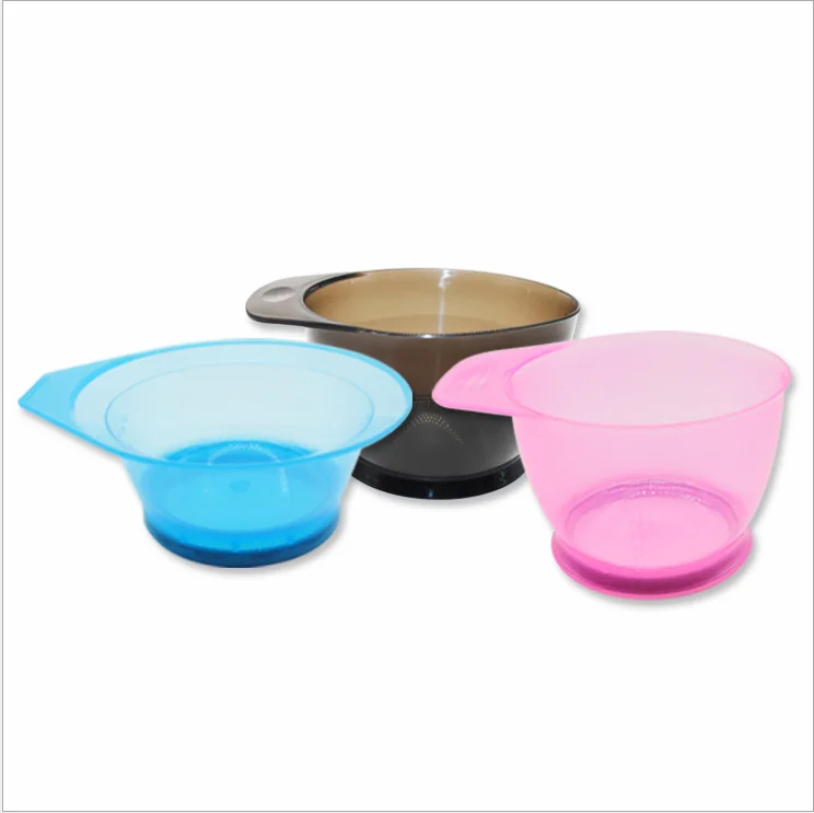 High quality professional salon dyeing tools plastic color mixing tint bowl hair coloring bowl