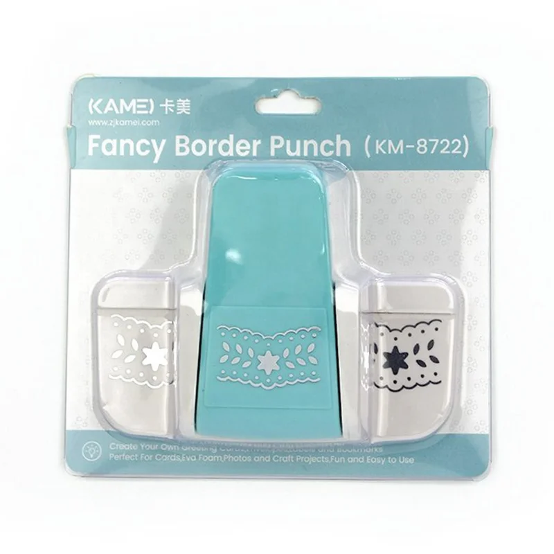 KAMEI hole punch Supply All Around Large Fancy lever Border Punch For Decoration