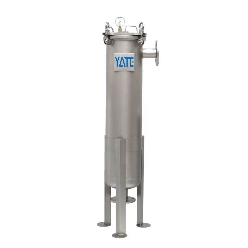 Industrial filtration system filter vessel stainless steel bag filter housing
