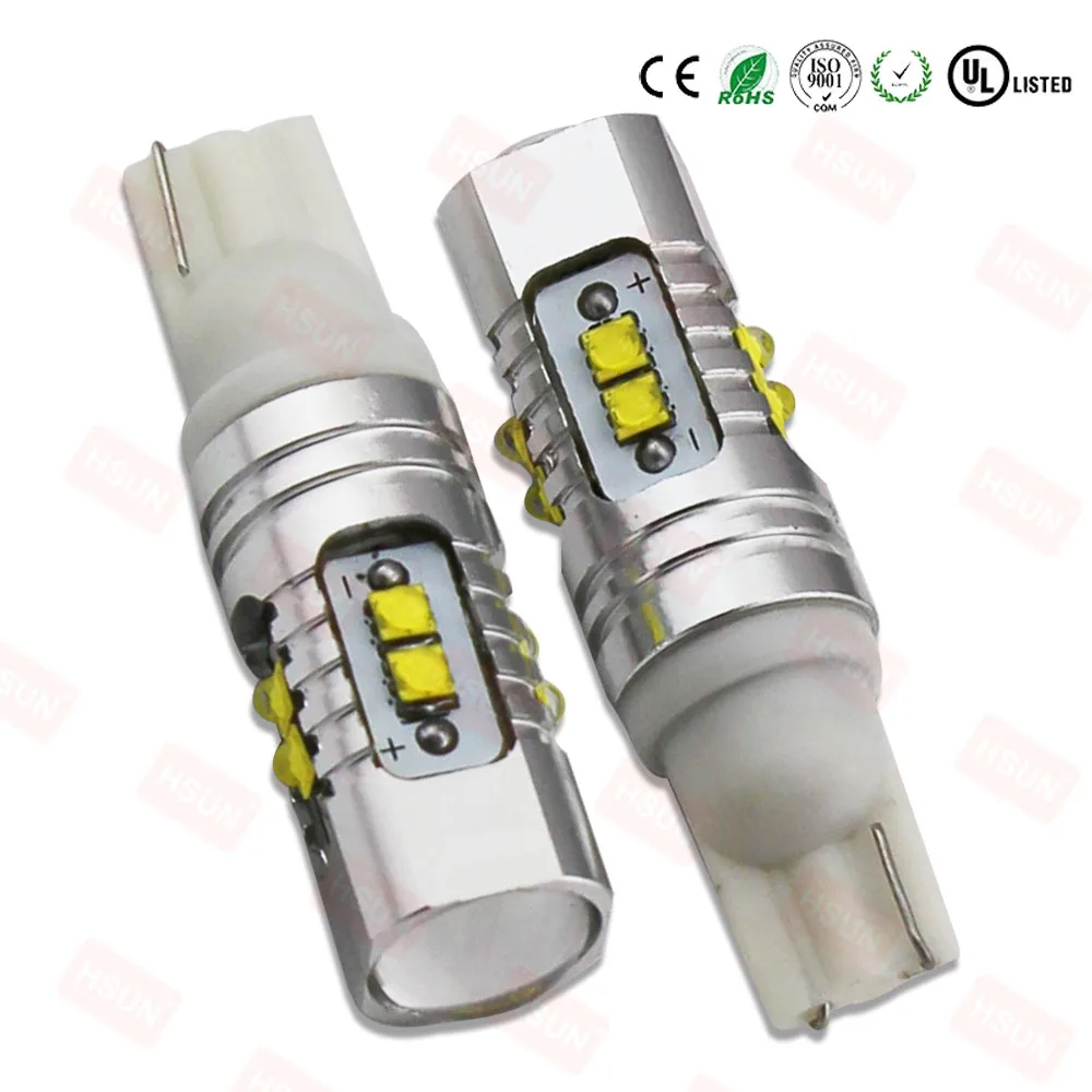 Оптовая продажа, Автомобильный светодиодный светильник 501 высокой мощности w5w / 194/T10, Автомобильный светодиодный светильник, Автомобильный светодиодный светильник белого цвета
