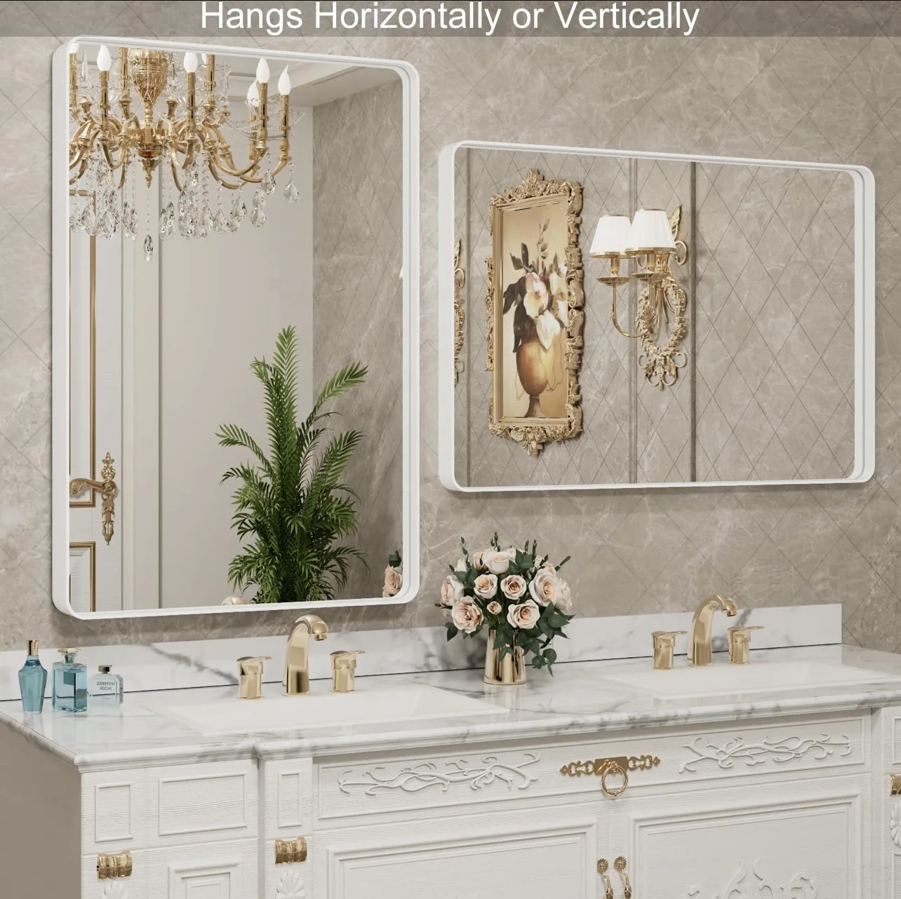 Hot Selling Factory Wholesale Framed Bathroom Living Room Bedroom Low Price Aluminum Alloy Frame Full-length Stickers Mirrors