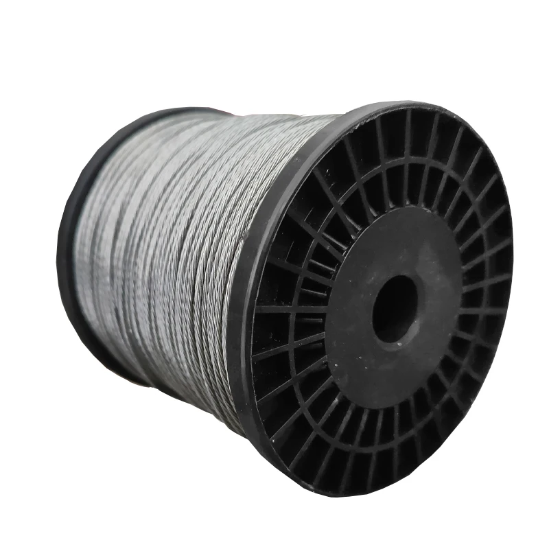 Electric Fence Wire Diameter 1.8mm  High Voltage Pulse Fence Conductive Rope Made Of Aluminum Magnesium Alloy