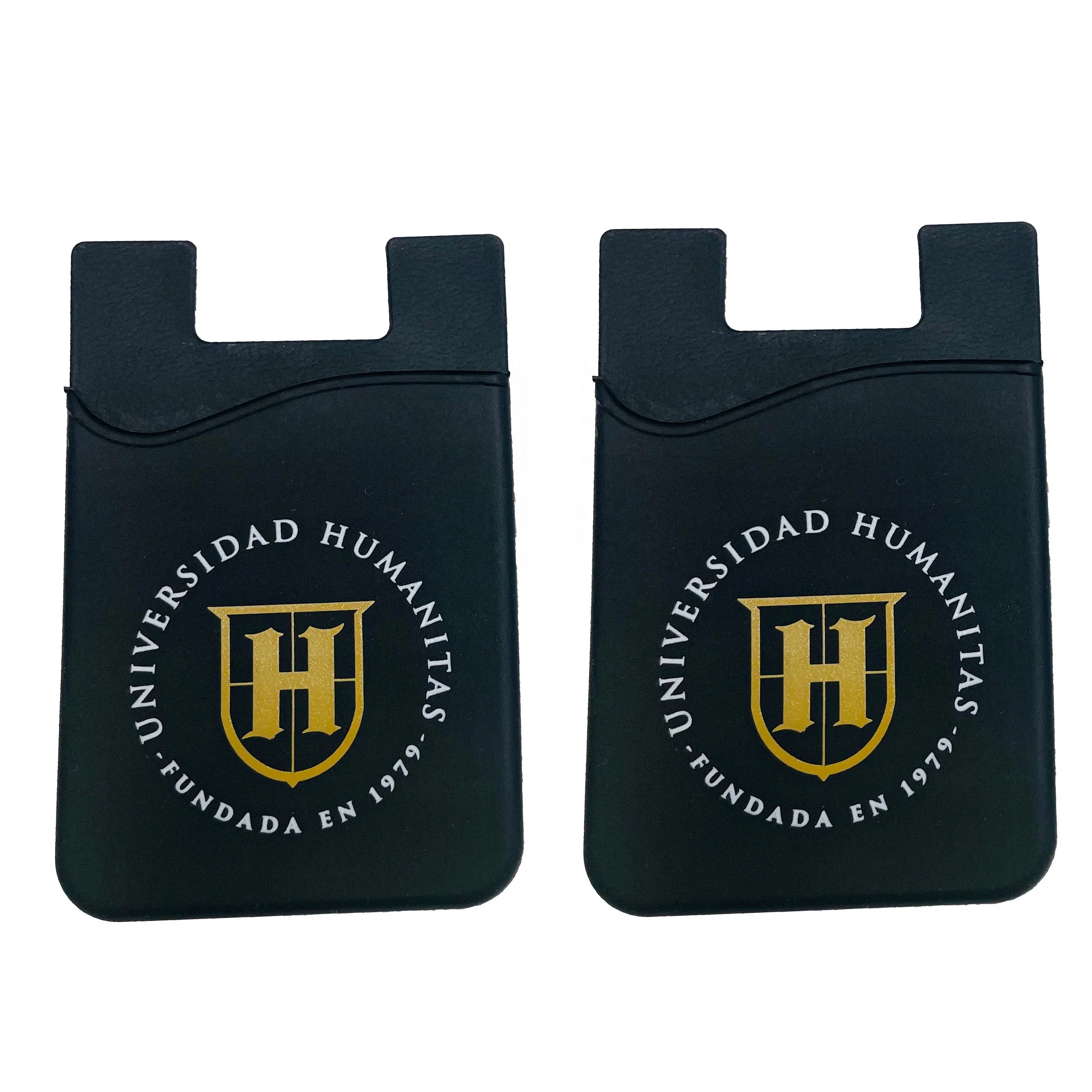 Wholesale High Quality Rubber Card Holder Strong Adhesive Phone Wallet Sticker With Logo