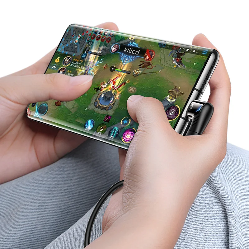 USAMS 2021 new SJ486 usb c to type c magnetic data transfer and 100w fast charging adapter for phone tablet laptop