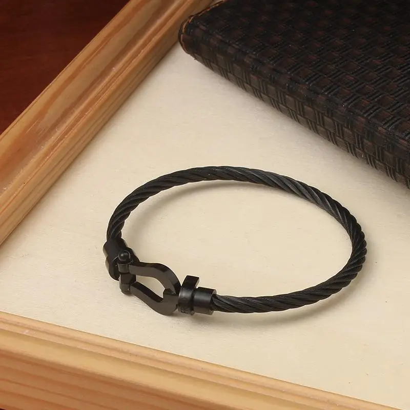 Hot Sales Cool Bangle18k Gold Plated  FORCE 10 Bracelet Stainless Steel FashionJewelry For Factory fred Original bracelets