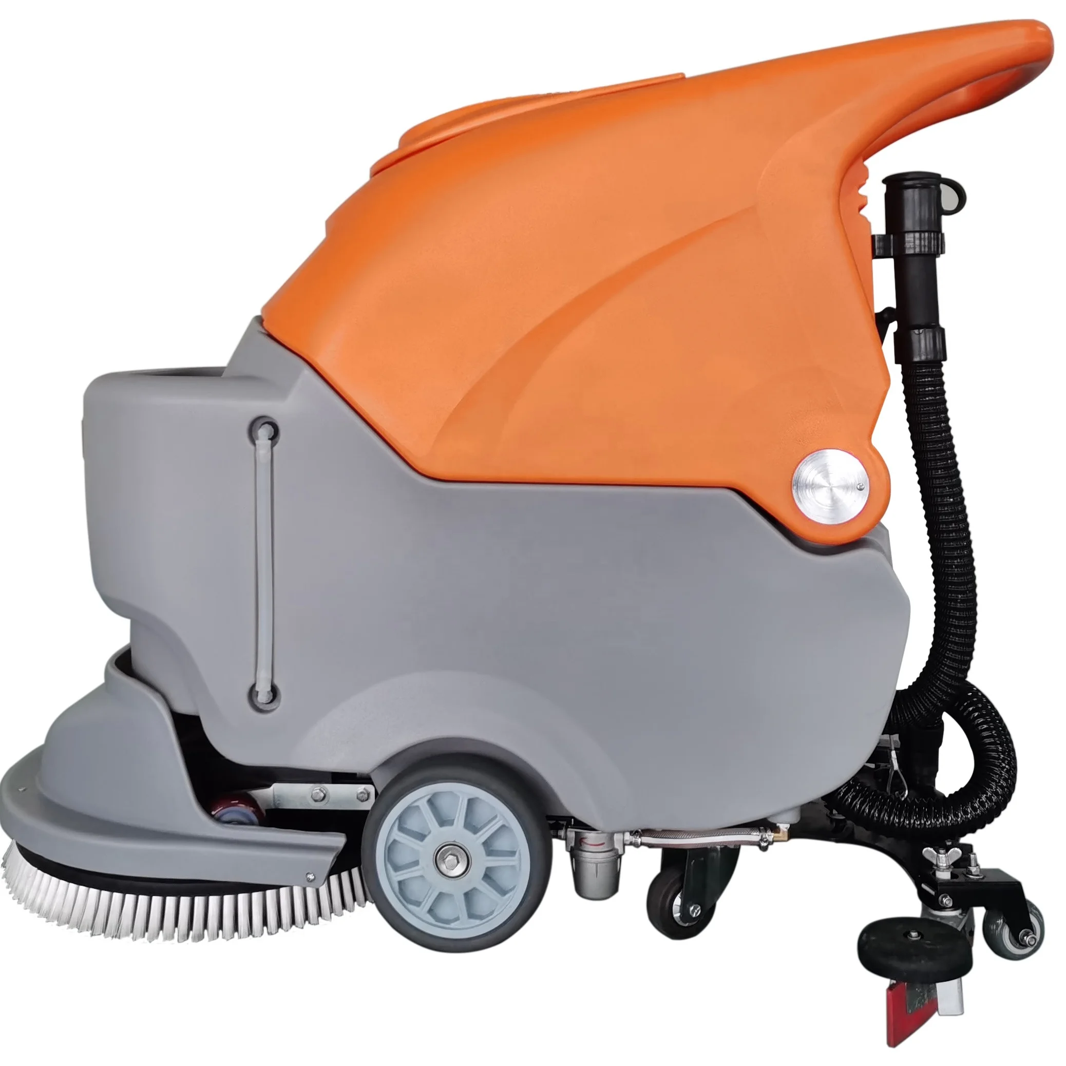Rechargeable Walk Behind Floor Cleaning Scrubber Sweeping Machine