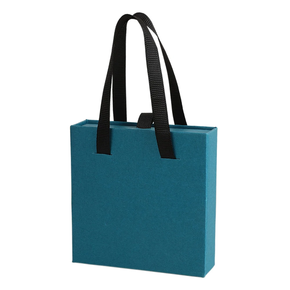 Custom Printed Sliding Drawers Paper Gift Box Luxury Jewelry Necklace Packaging Slider Paper Box with handle