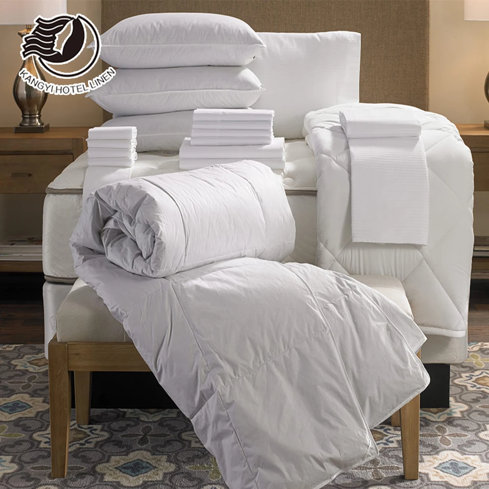 2023 Collection Super Soft Pure White Used 5 Stars Hotel Polyester Filling Pillow
